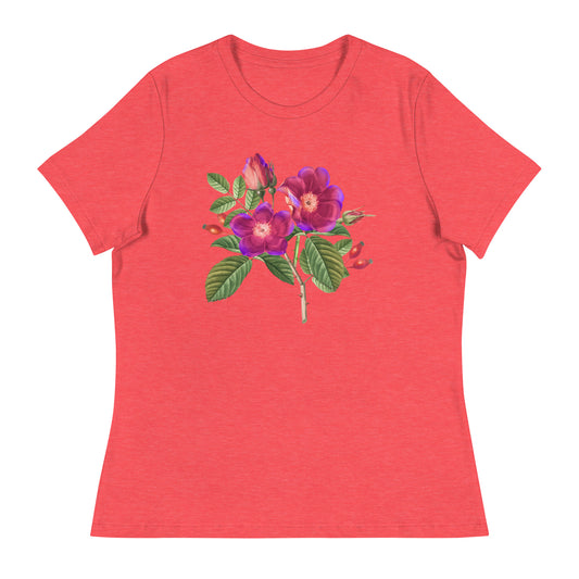 Pink & Red Bloomed Bouquet Women's Relaxed T-Shirt