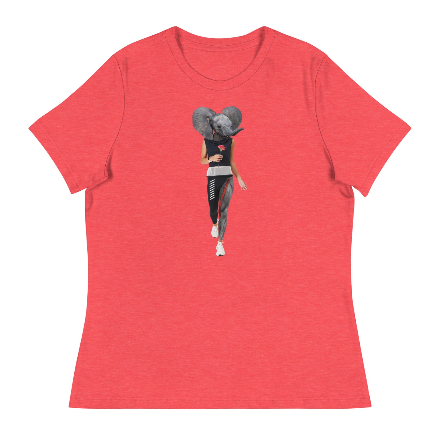 Athletic Elephant Women's Relaxed T-Shirt