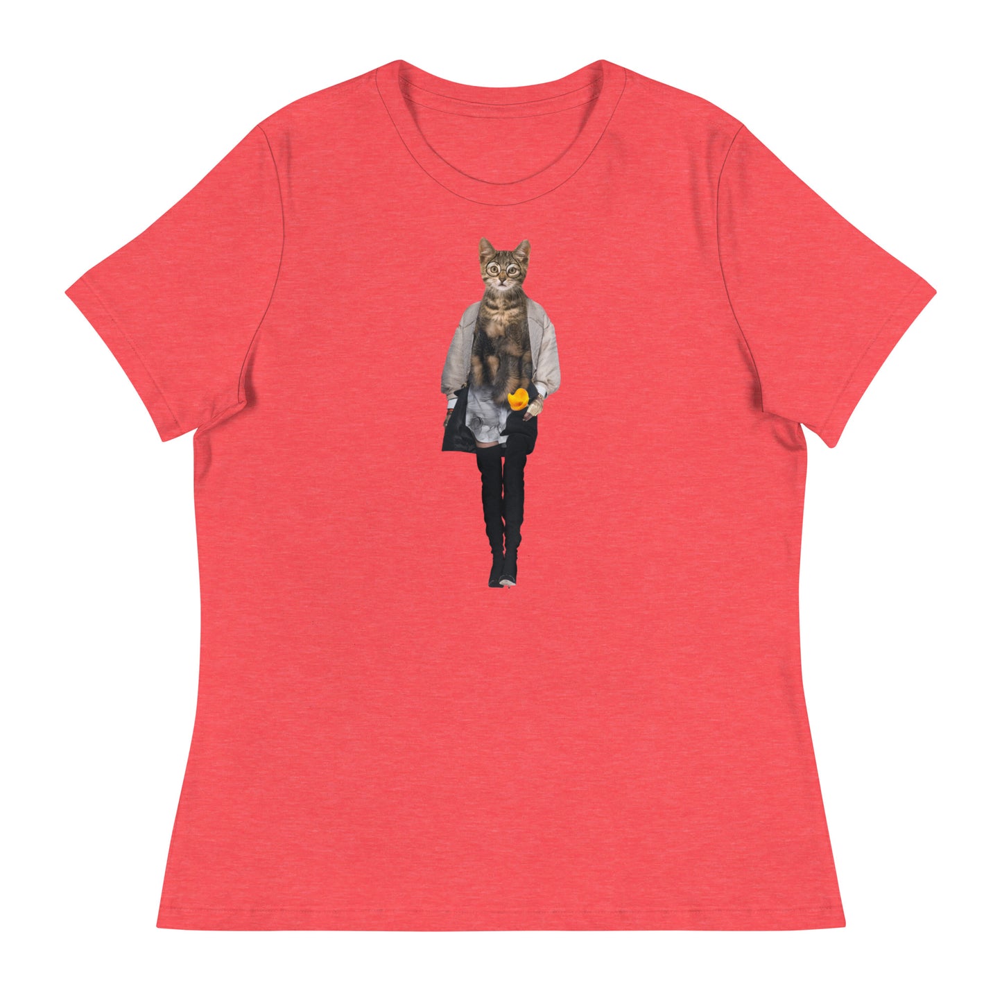 Casual Cat 2 Women's Relaxed T-Shirt