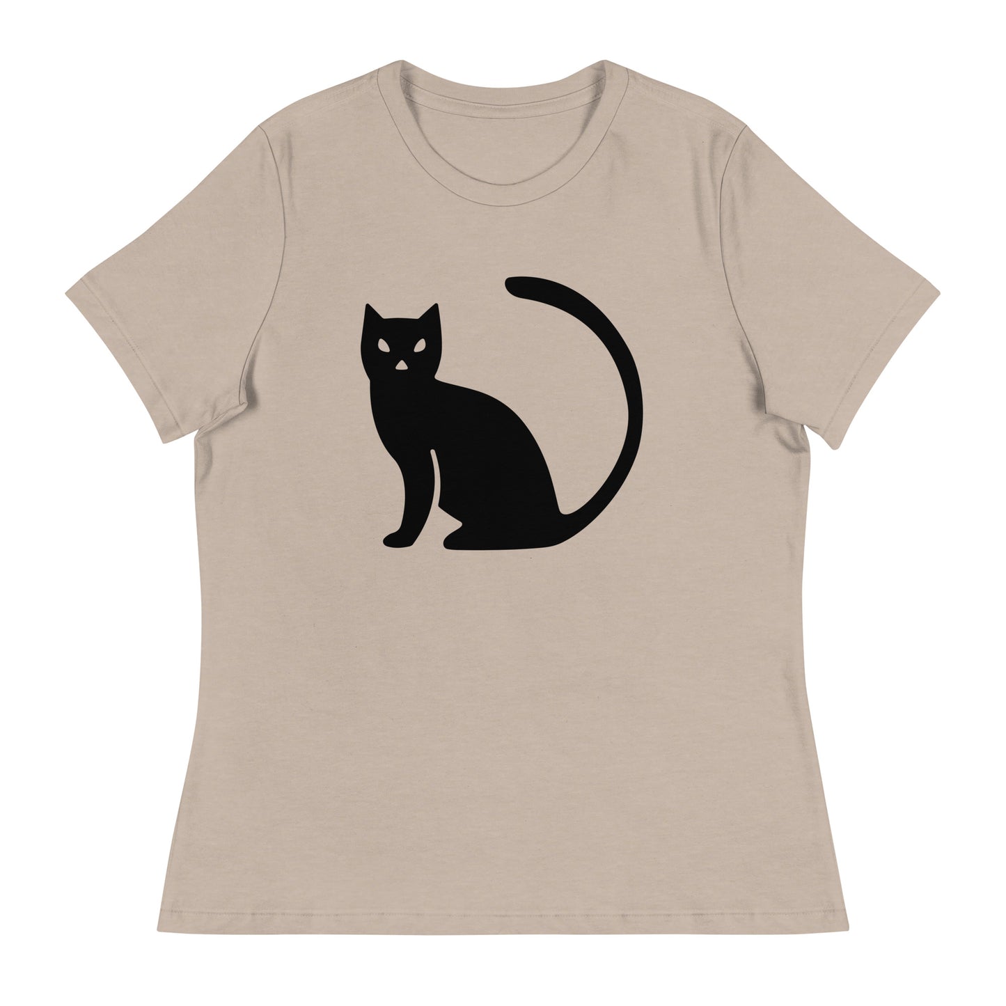 Black Cat Halloween Women's Relaxed T-Shirt