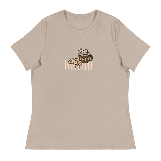 Coffee & Croissant Women's Relaxed T-Shirt