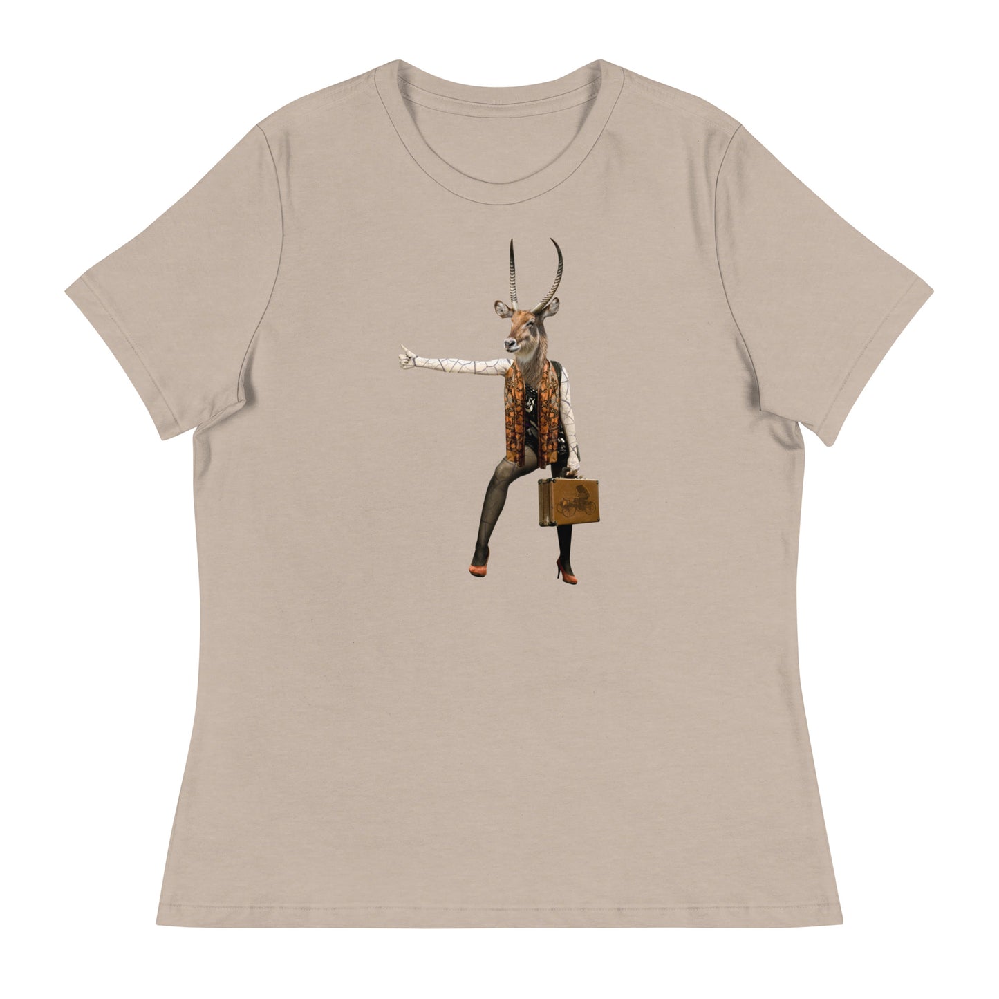 Gazelle Hitching A Ride Women's Relaxed T-Shirt