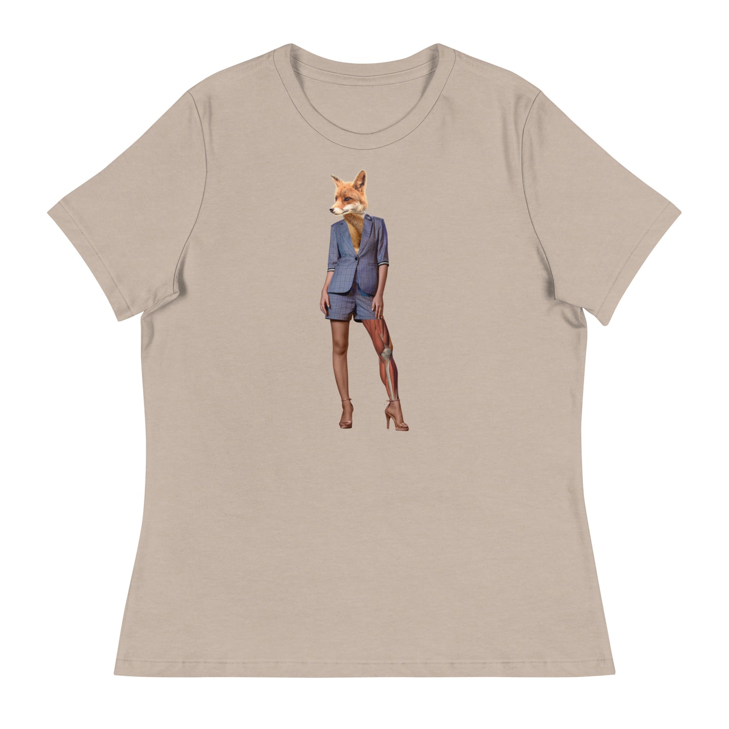 Fox In a Short Suit Women's Relaxed T-Shirt