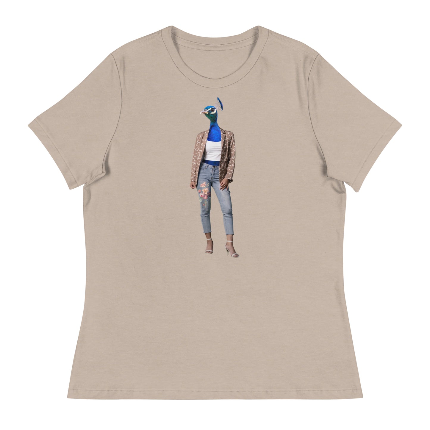 Casual Peacock Women's Relaxed T-Shirt