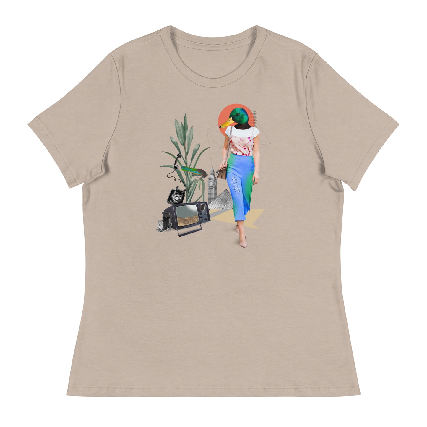 Duck Collage Women's Relaxed T-Shirt