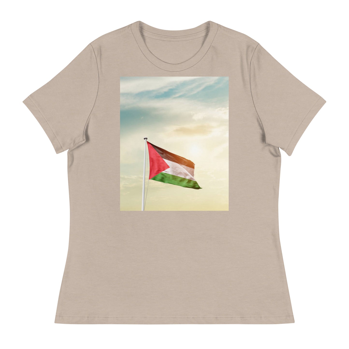 PALESTINE SUNSET Women's Relaxed T-Shirt