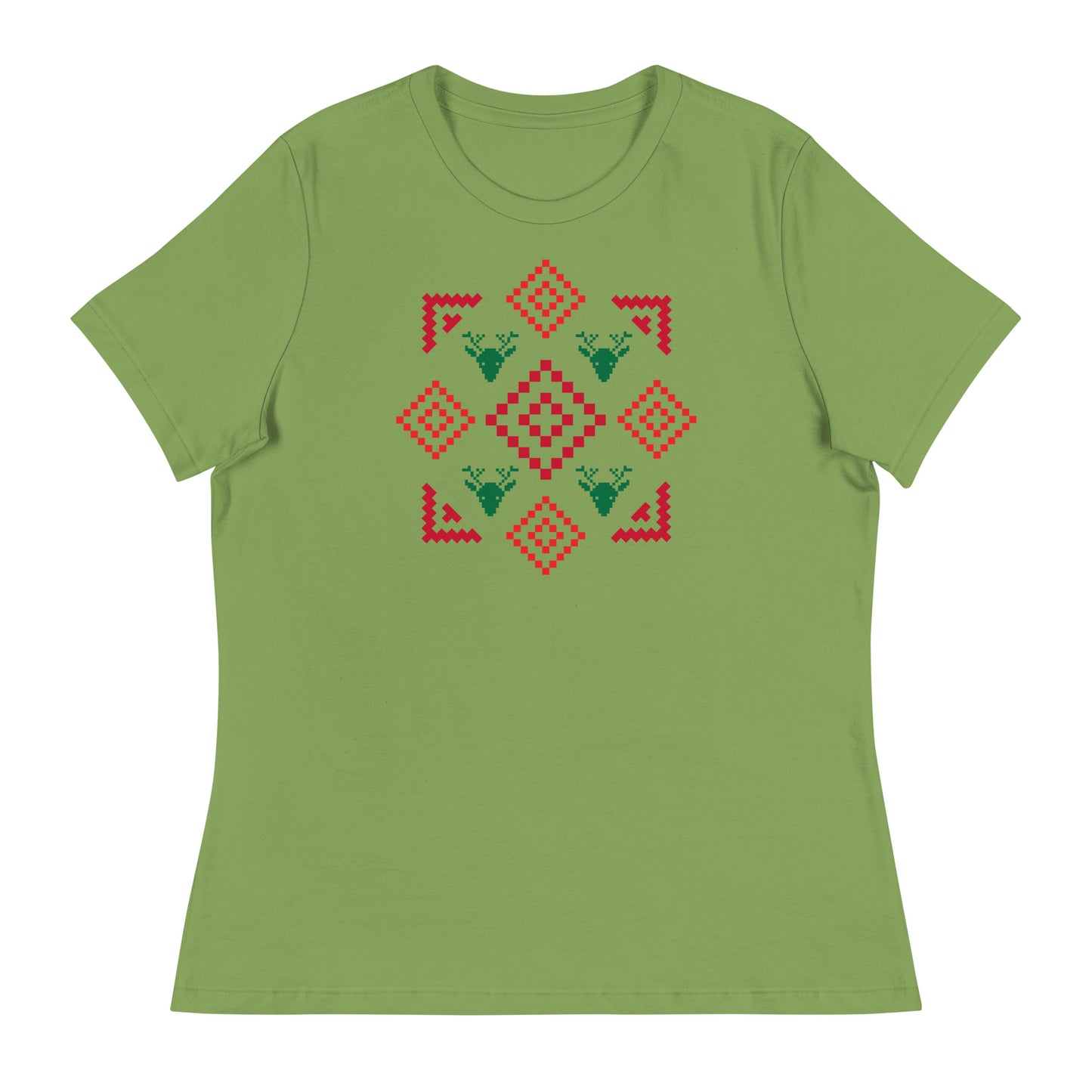 Traditional Christmas print 1 Women's Relaxed T-Shirt