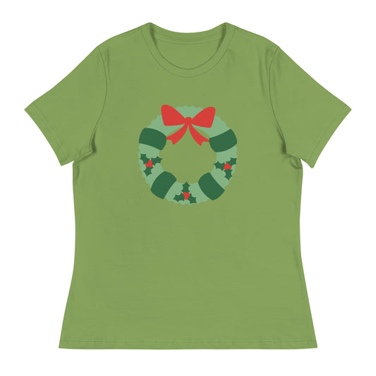 Christmas Wreath 2 Women's Relaxed T-Shirt