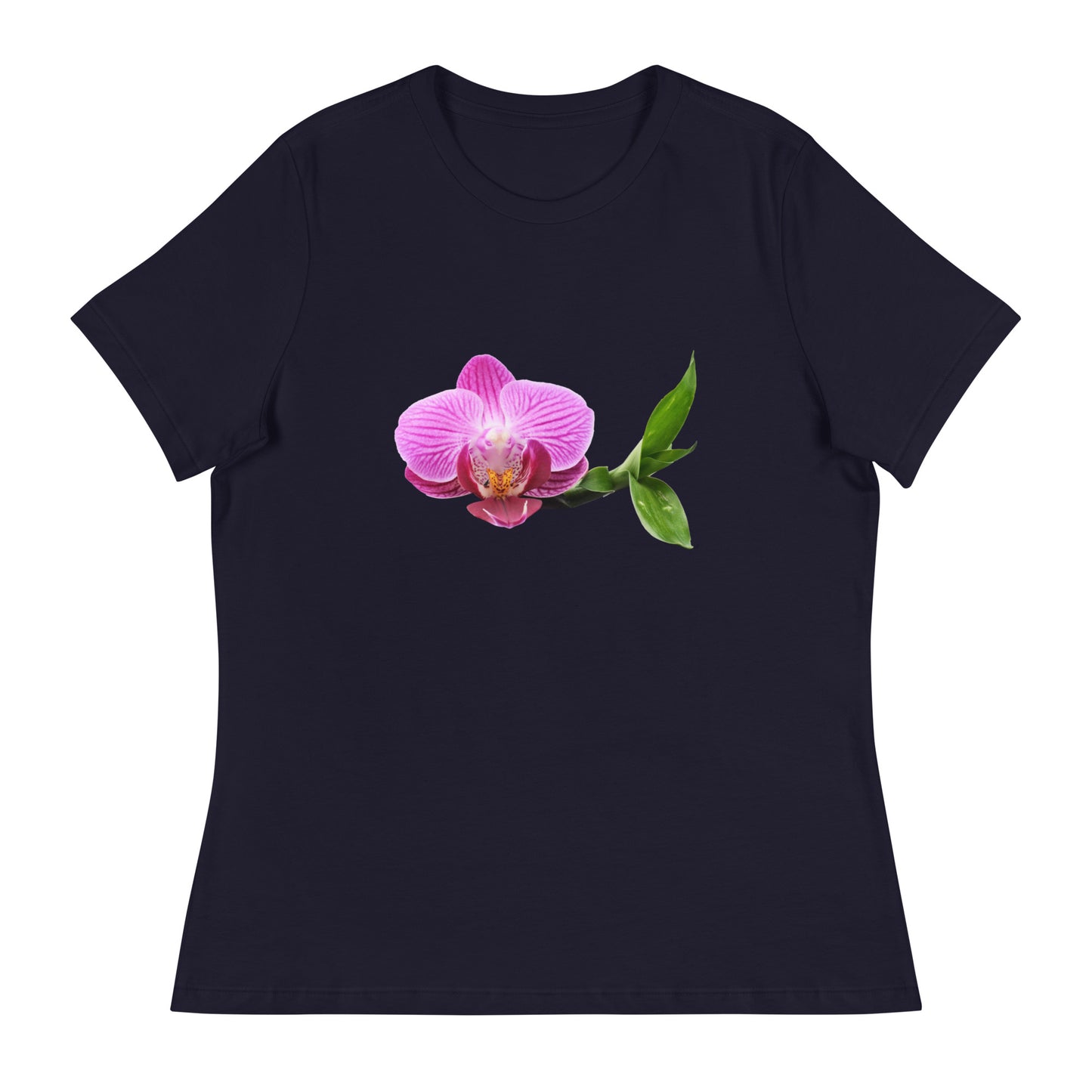 Single Pink Orchid Women's Relaxed T-Shirt