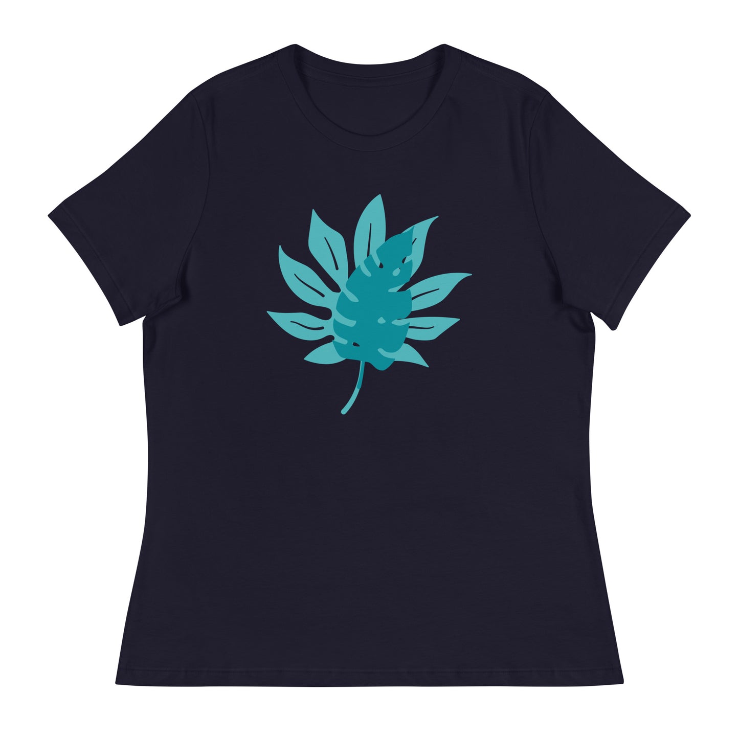 Blue Leaf Women's Relaxed T-Shirt