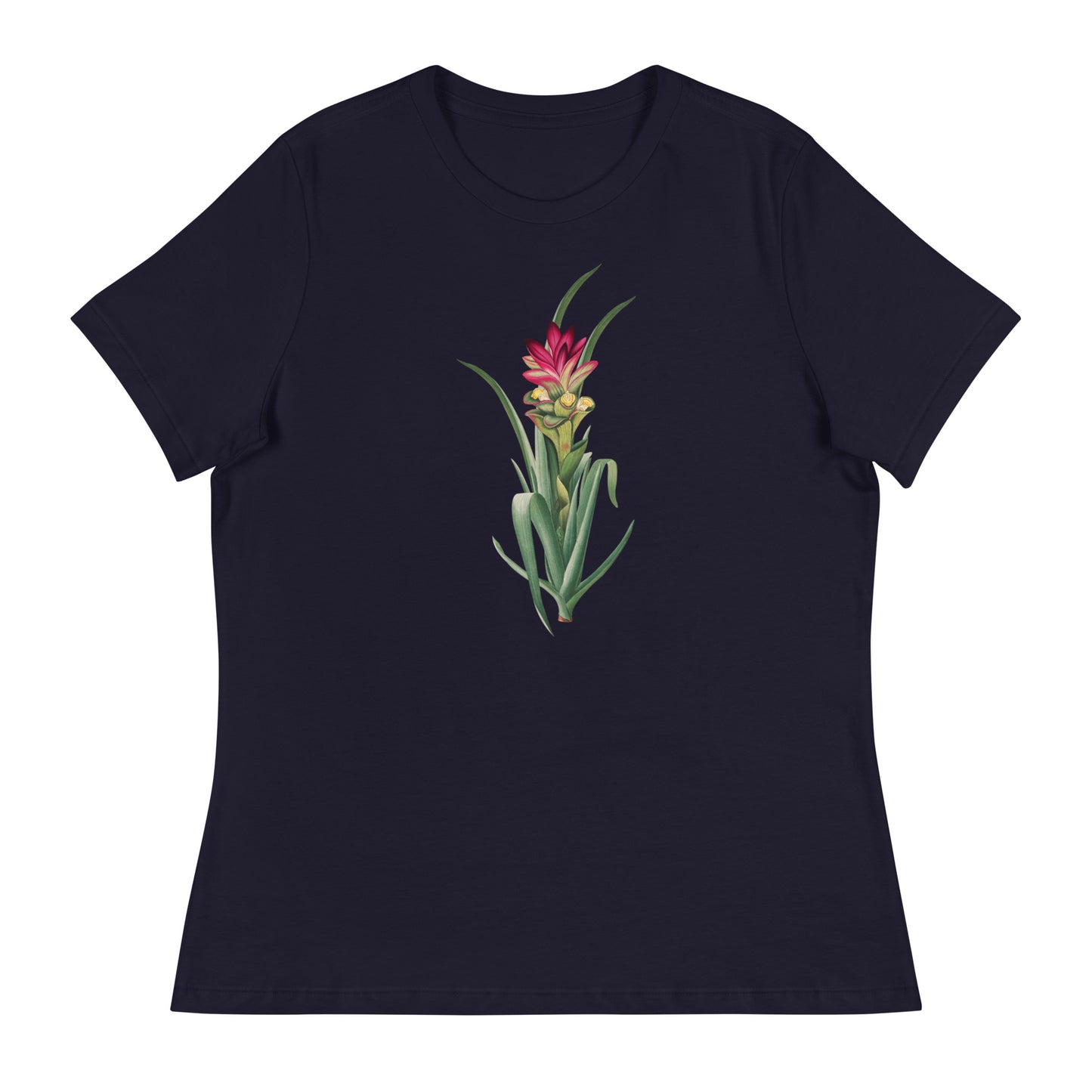 Pink Tropical Flower Women's Relaxed T-Shirt