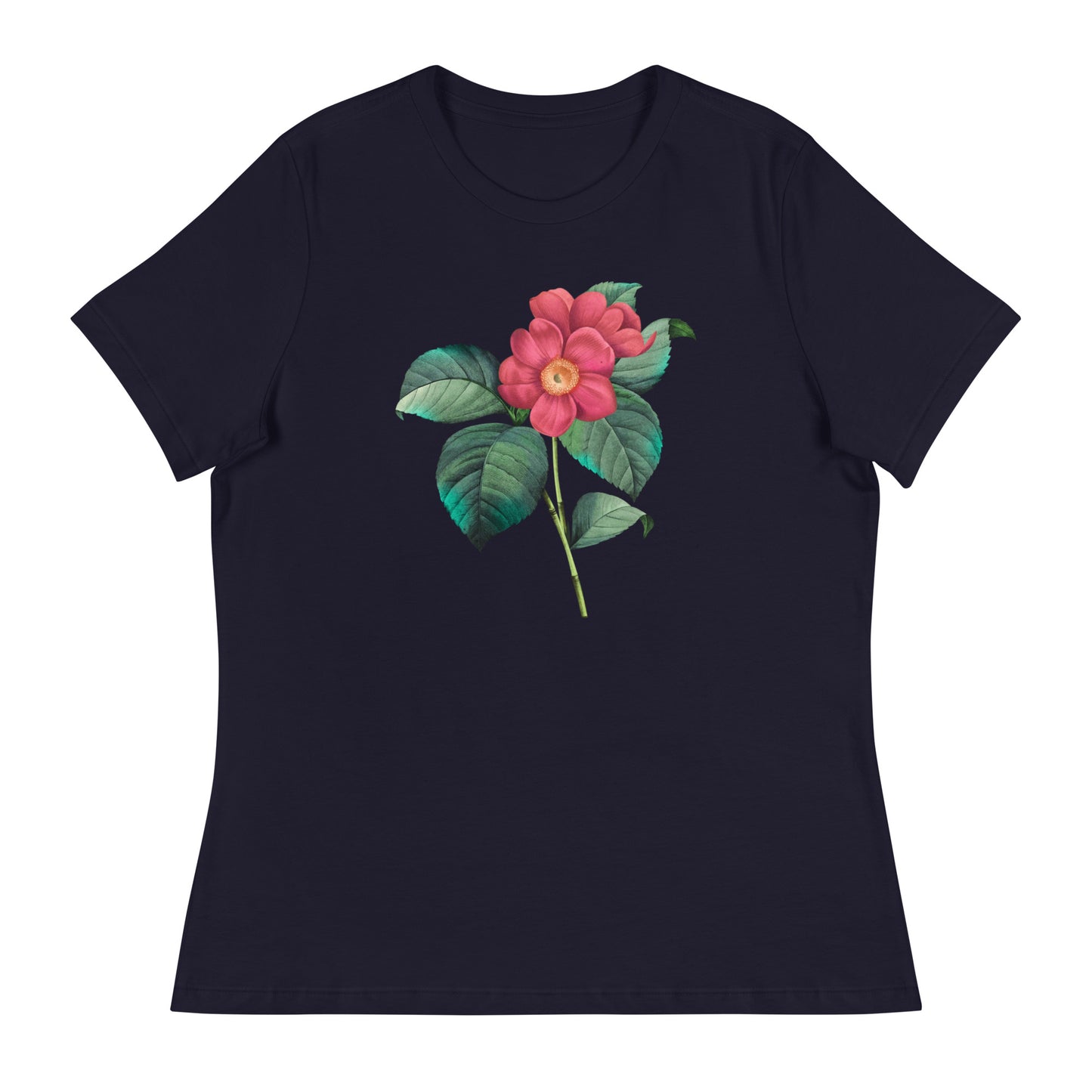 Red & Yellow Flowers Women's Relaxed T-Shirt