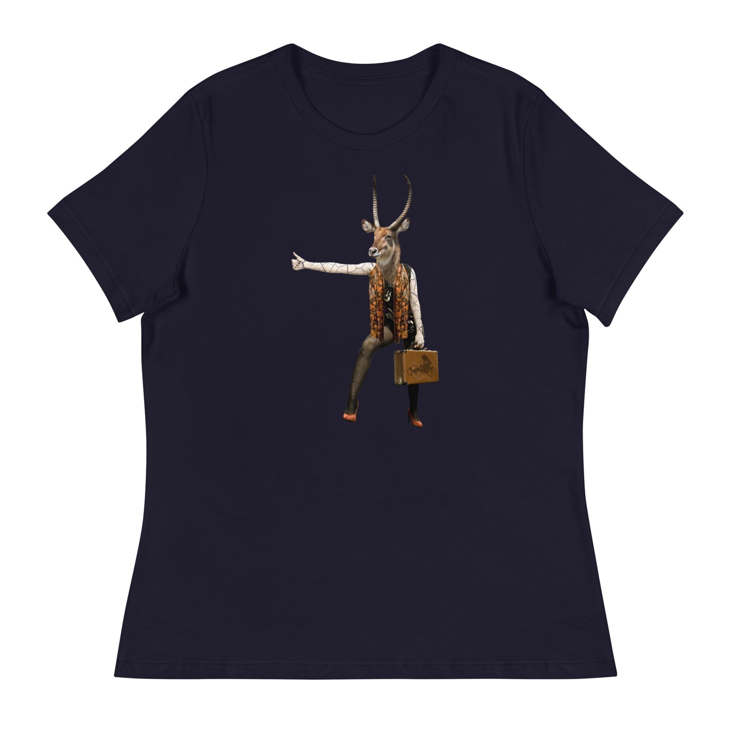 Gazelle Hitching A Ride Women's Relaxed T-Shirt