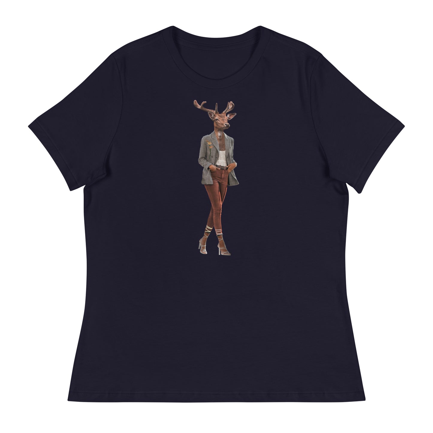 Casual Deer Women's Relaxed T-Shirt