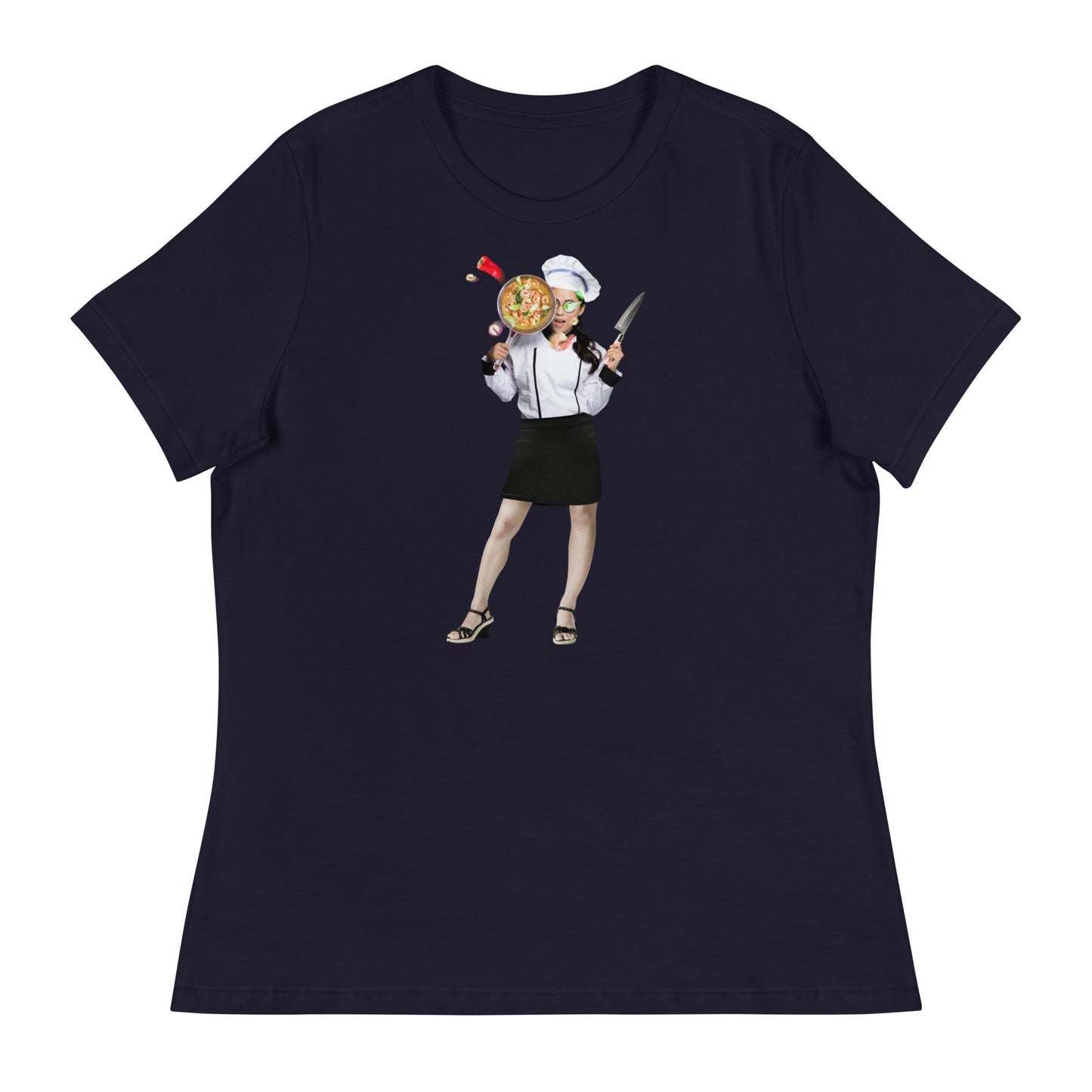 Chef Collage Women's Relaxed T-Shirt