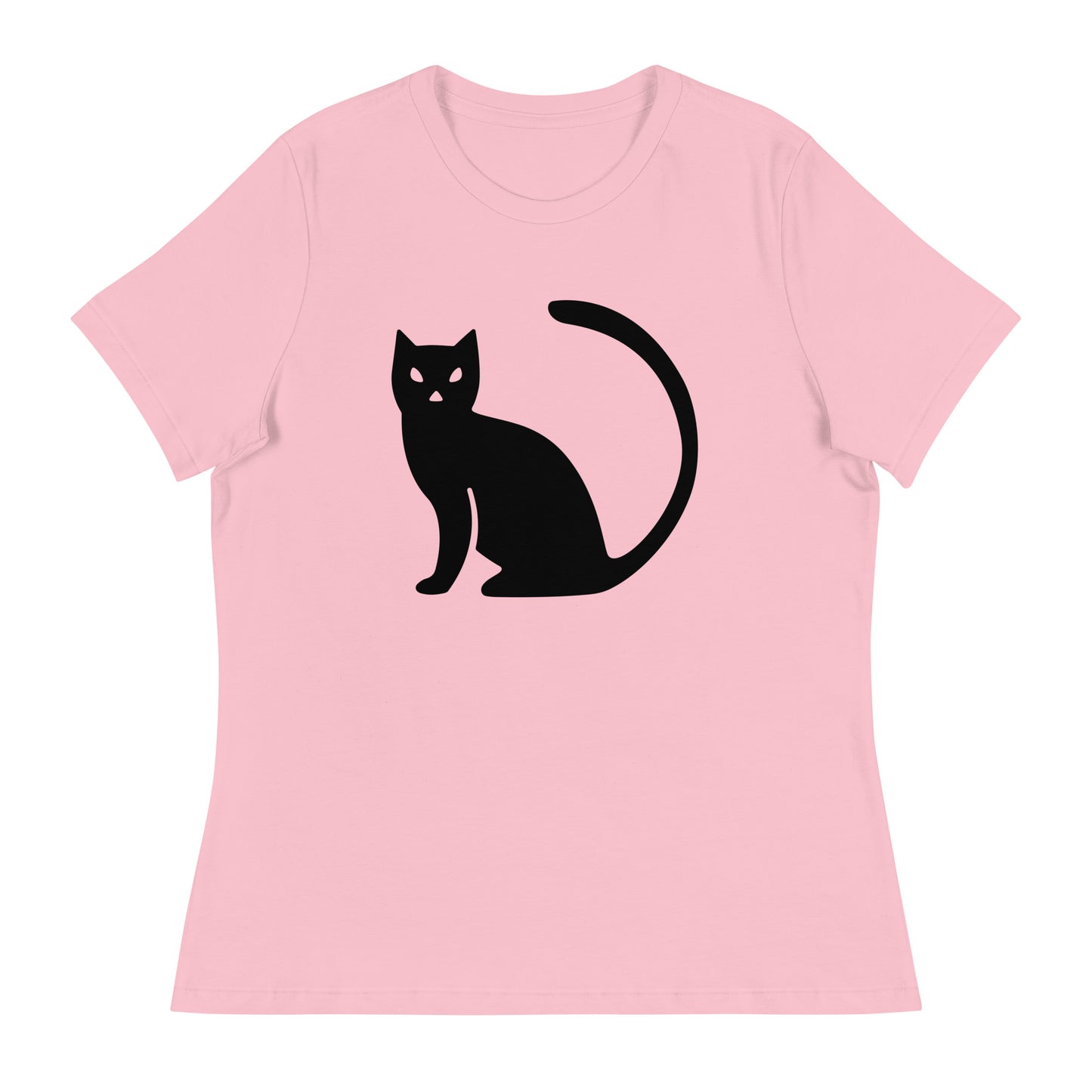 Black Cat Halloween Women's Relaxed T-Shirt