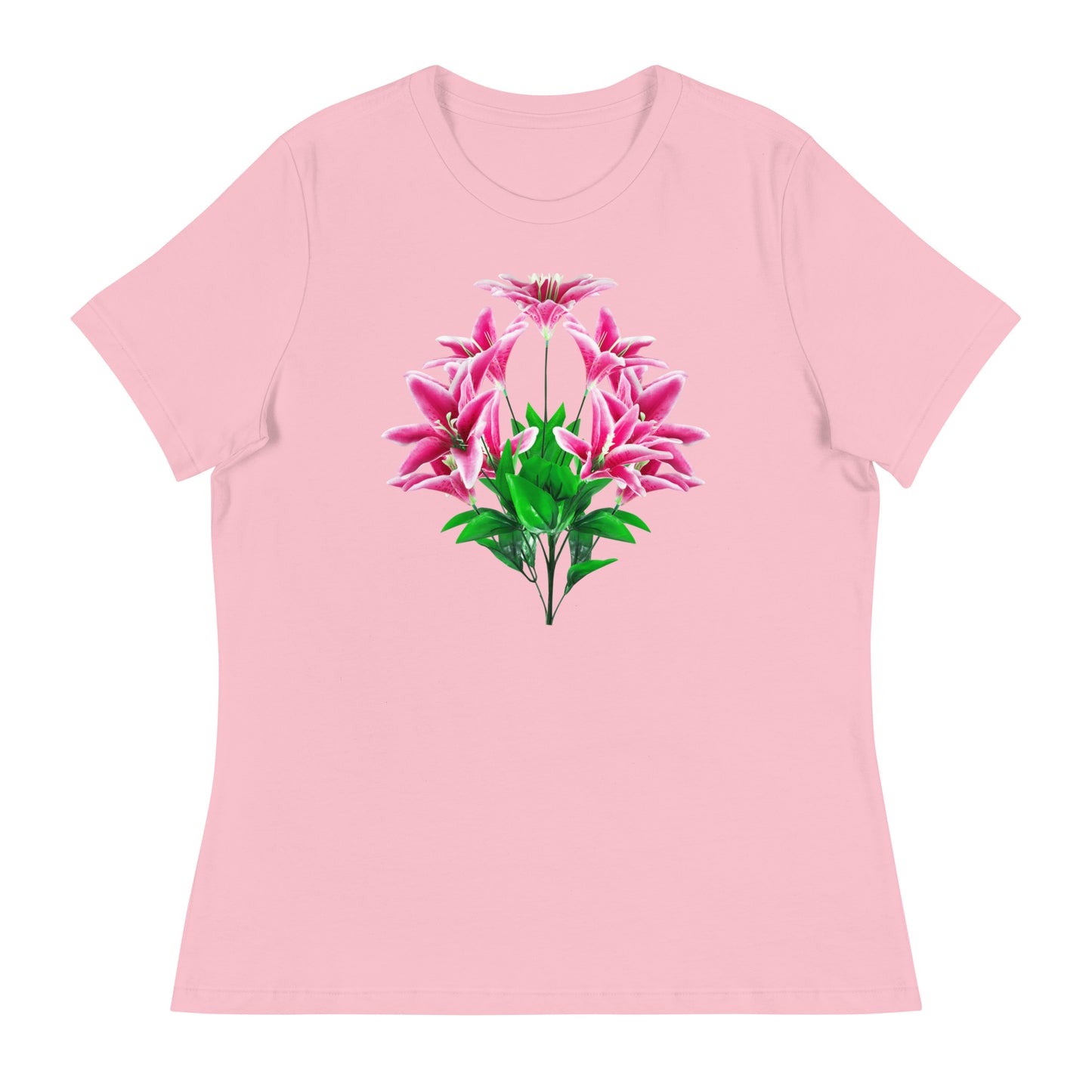 Pink Lilies Women's Relaxed T-Shirt