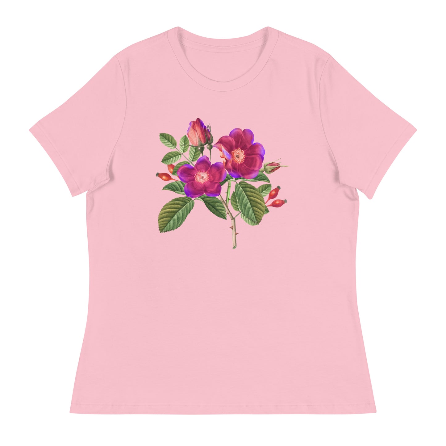 Pink & Red Bloomed Bouquet Women's Relaxed T-Shirt