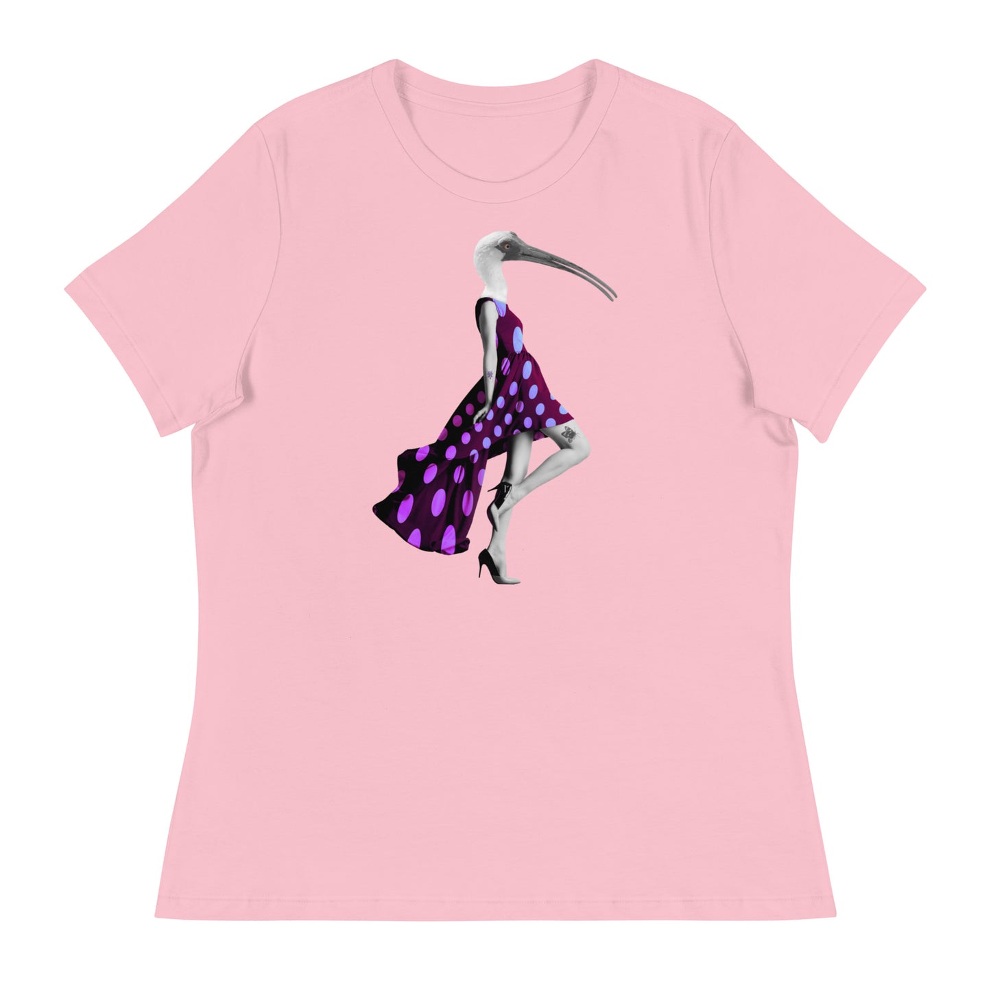 Bird In A Dress Women's Relaxed T-Shirt