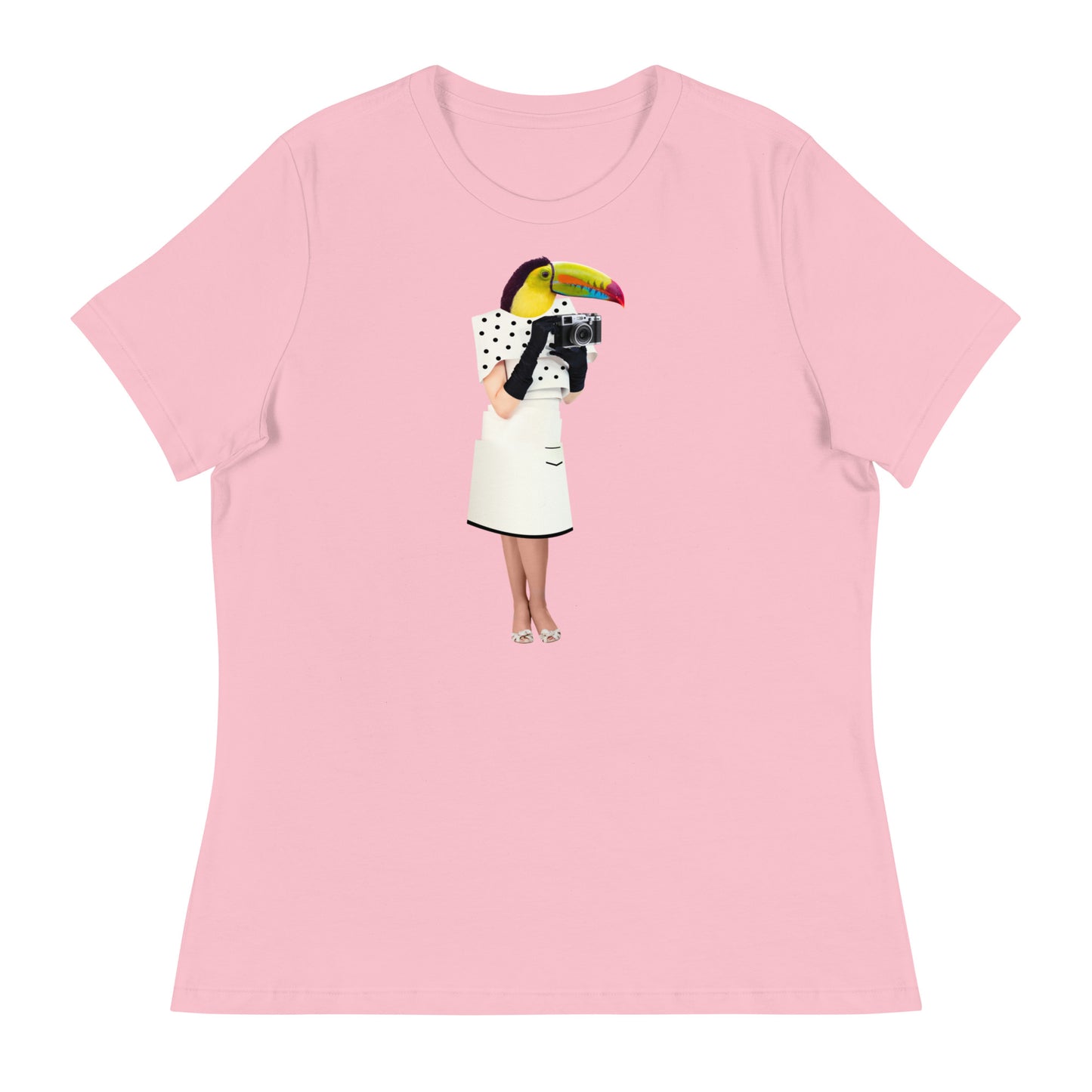 Fancy Toucan With A Camera Women's Relaxed T-Shirt