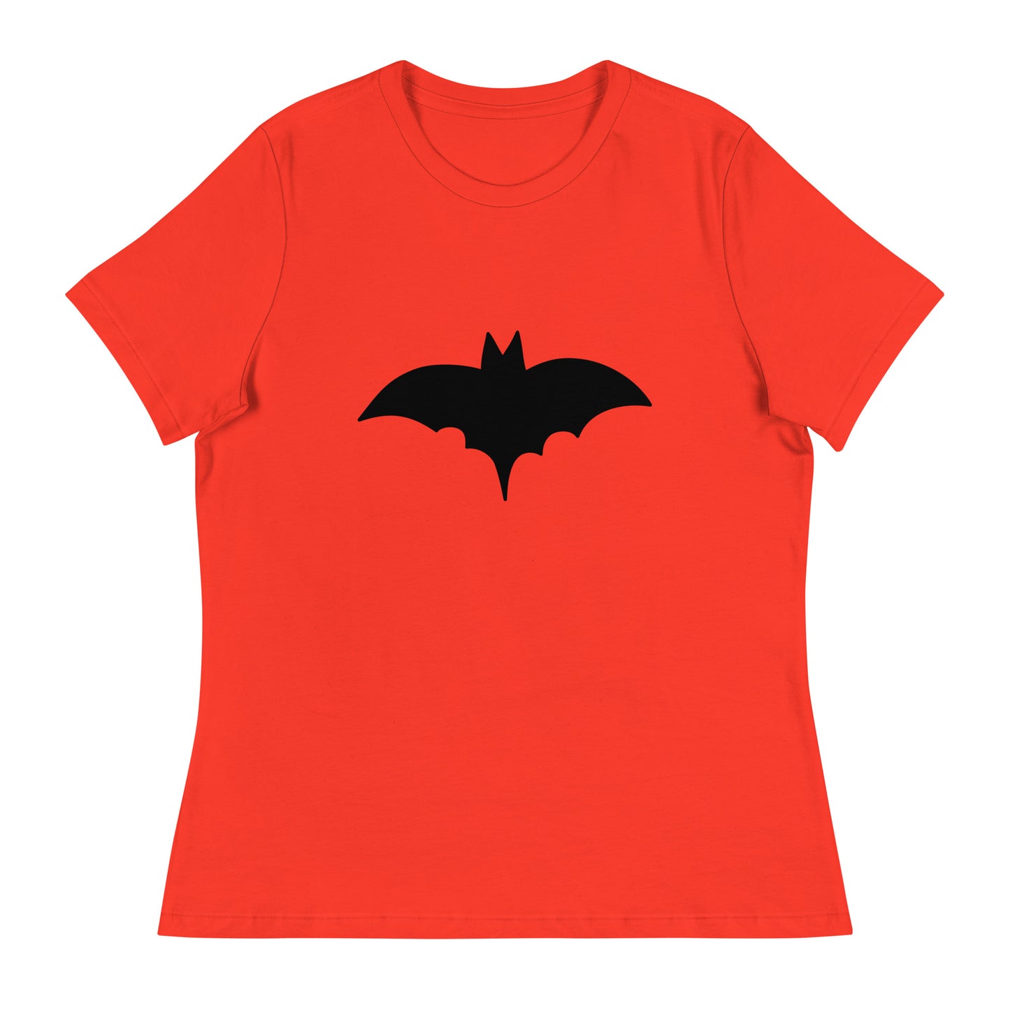 Bat Silhouette Halloween Women's Relaxed T-Shirt