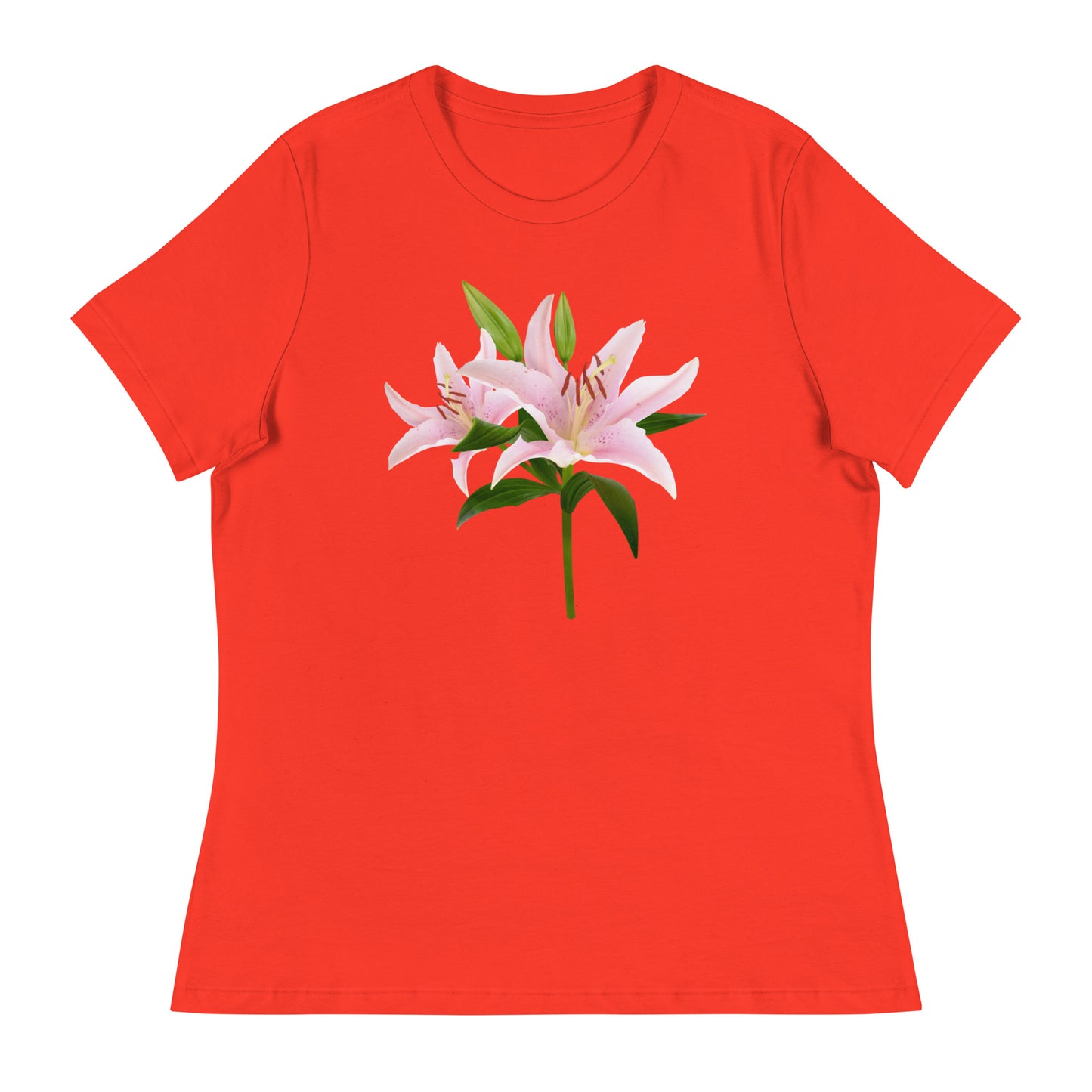 Oriental Lilies Women's Relaxed T-Shirt