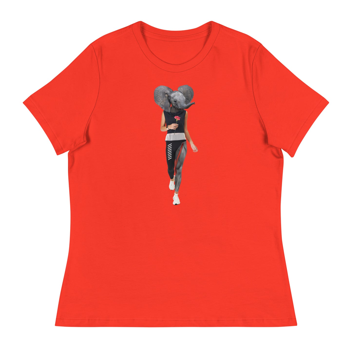 Athletic Elephant Women's Relaxed T-Shirt