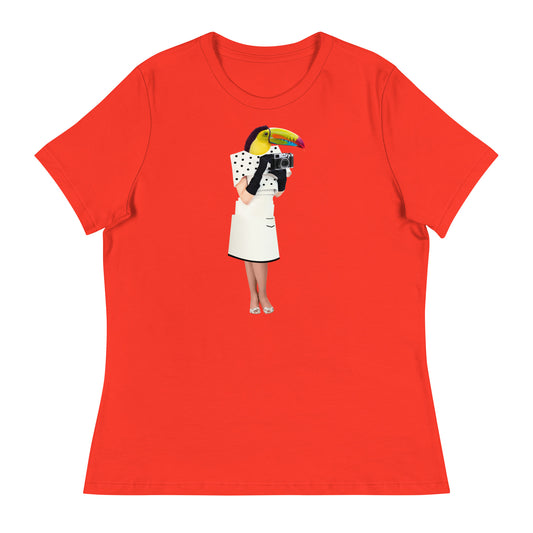 Fancy Toucan With A Camera Women's Relaxed T-Shirt