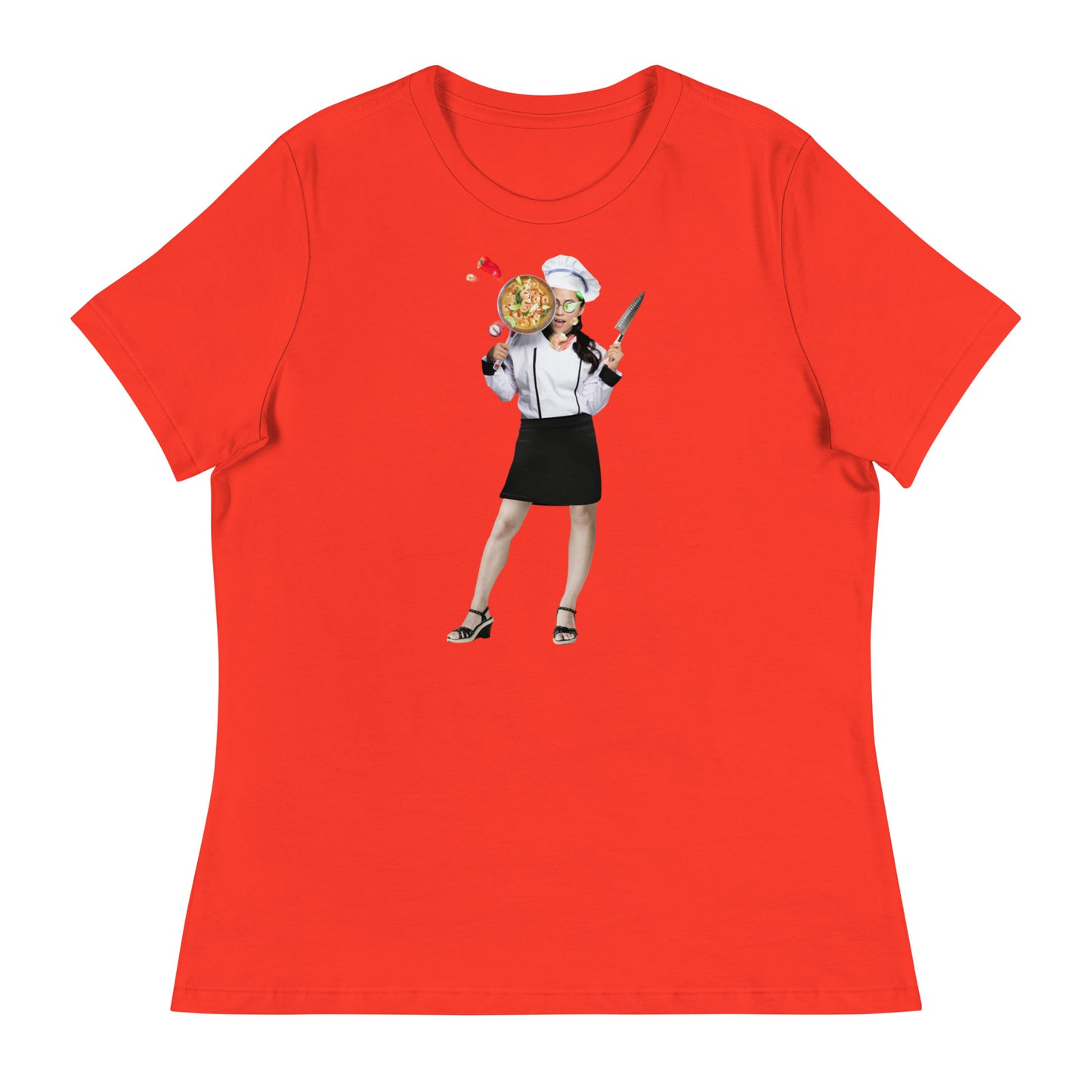 Chef Collage Women's Relaxed T-Shirt