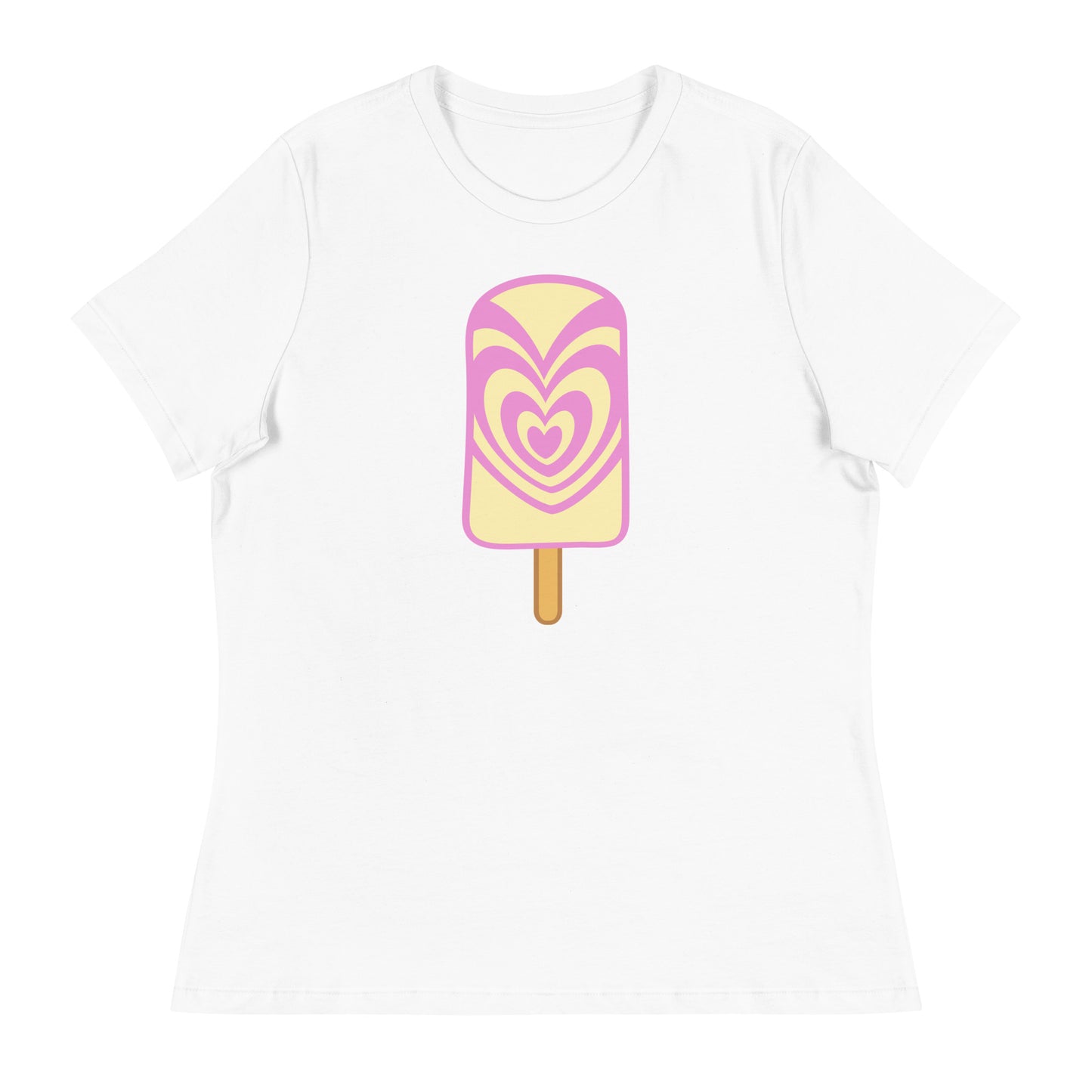 Heart swirl Ice block Women's Relaxed T-Shirt