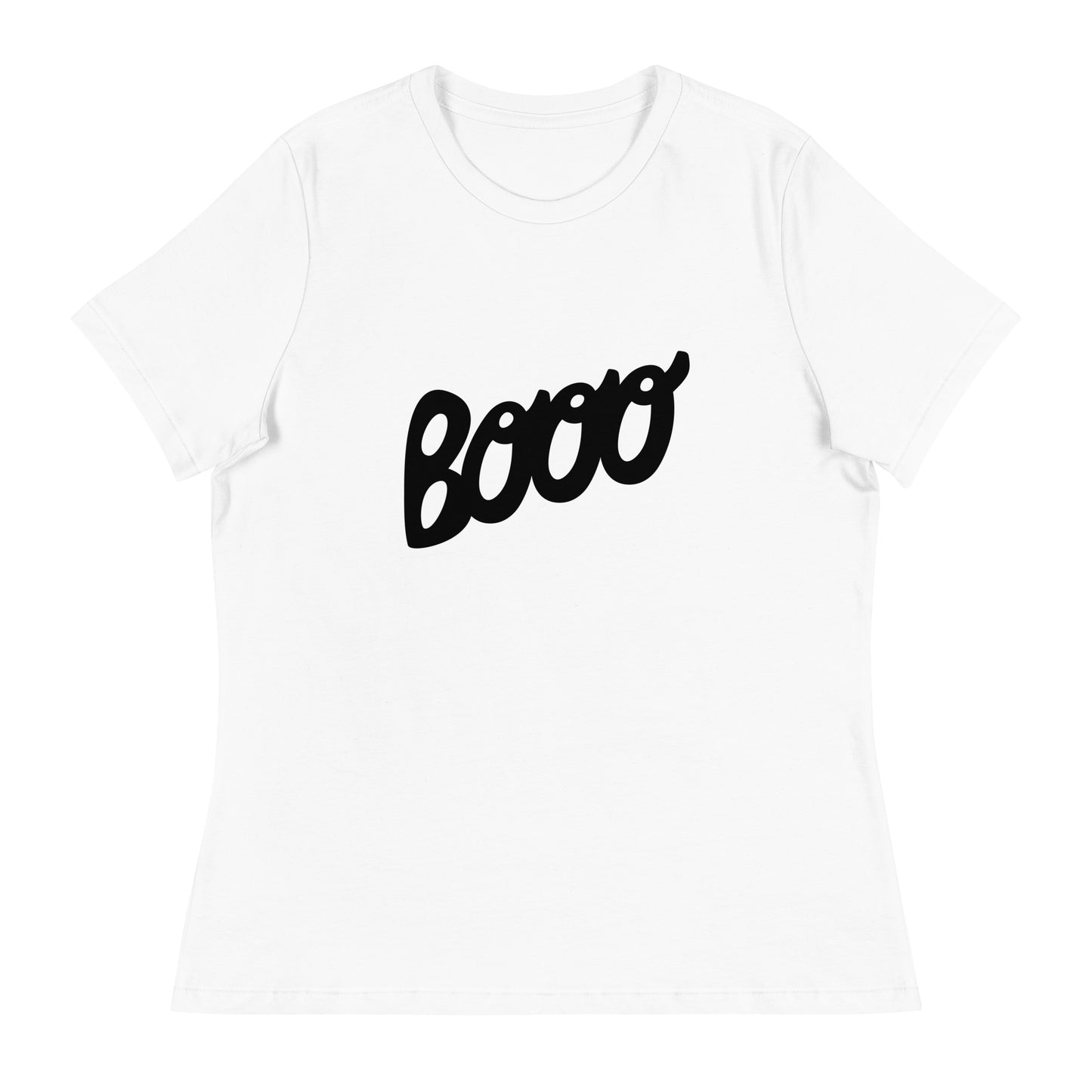 BOOOO Halloween Women's Relaxed T-Shirt