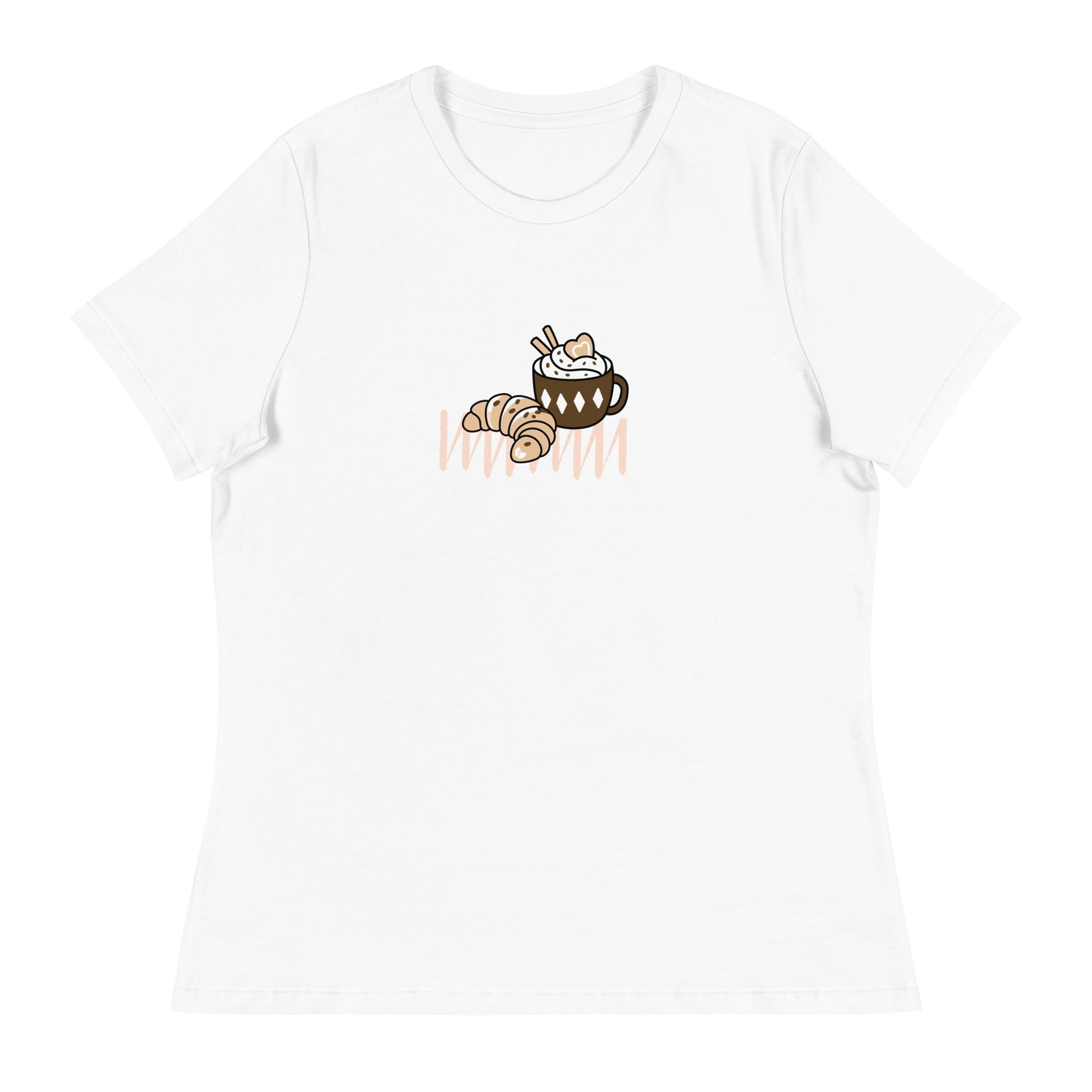 Coffee & Croissant Women's Relaxed T-Shirt