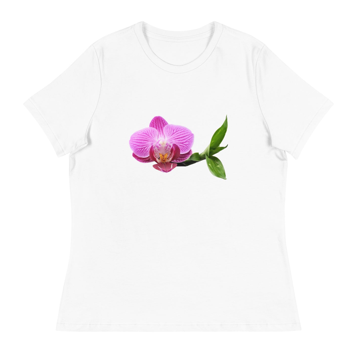 Single Pink Orchid Women's Relaxed T-Shirt