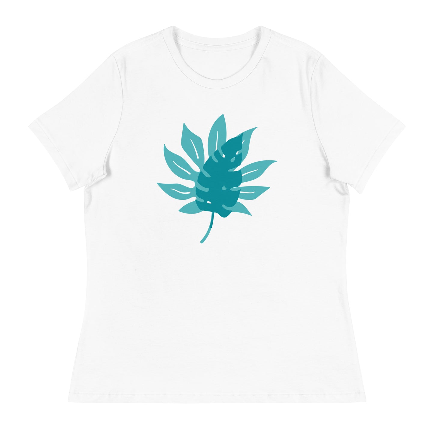 Blue Leaf Women's Relaxed T-Shirt