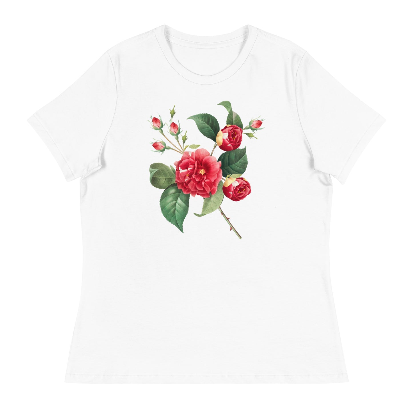 Blooming Red Roses Women's Relaxed T-Shirt