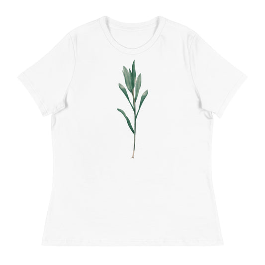 Tropical Leaves Women's Relaxed T-Shirt