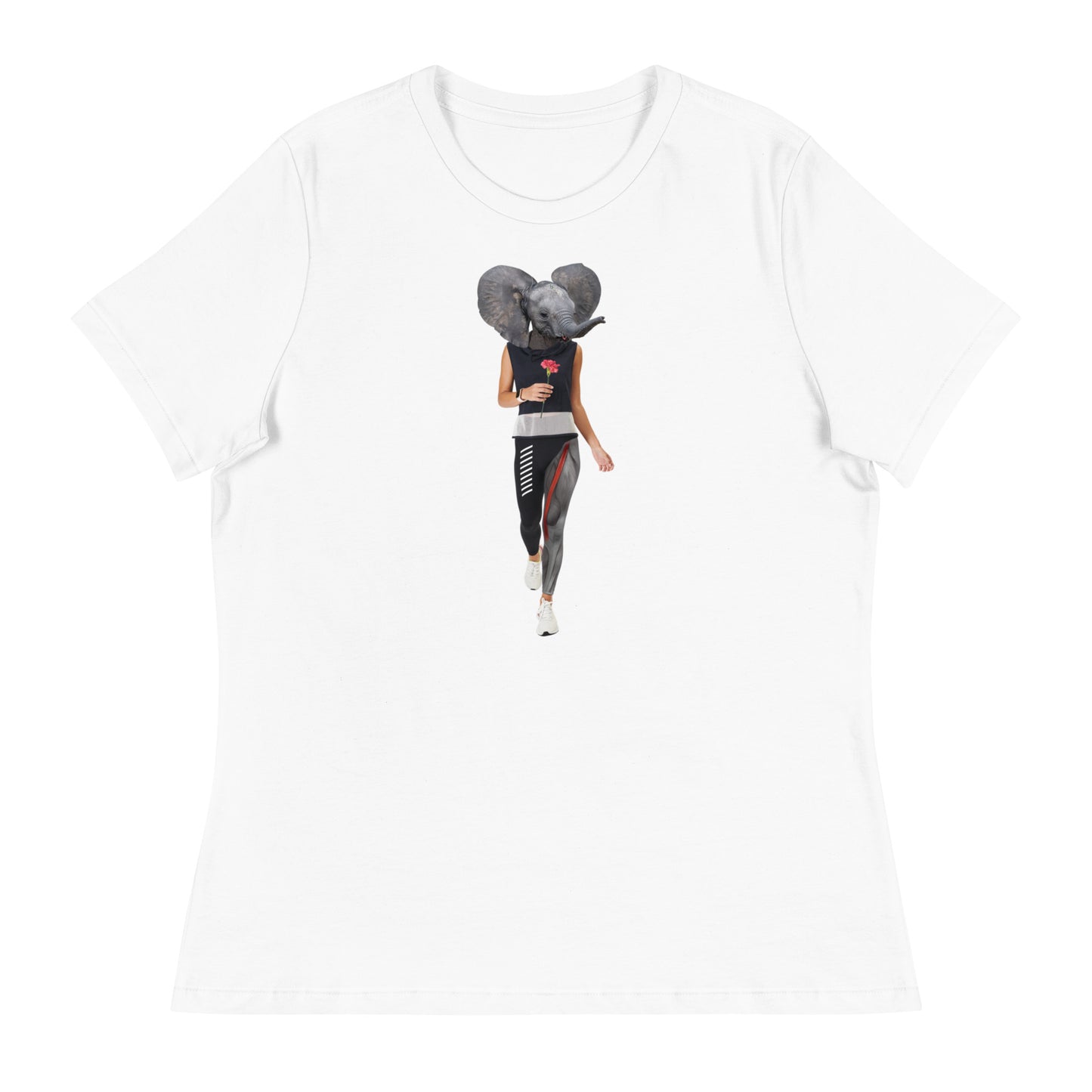 Athletic Elephant Women's Relaxed T-Shirt