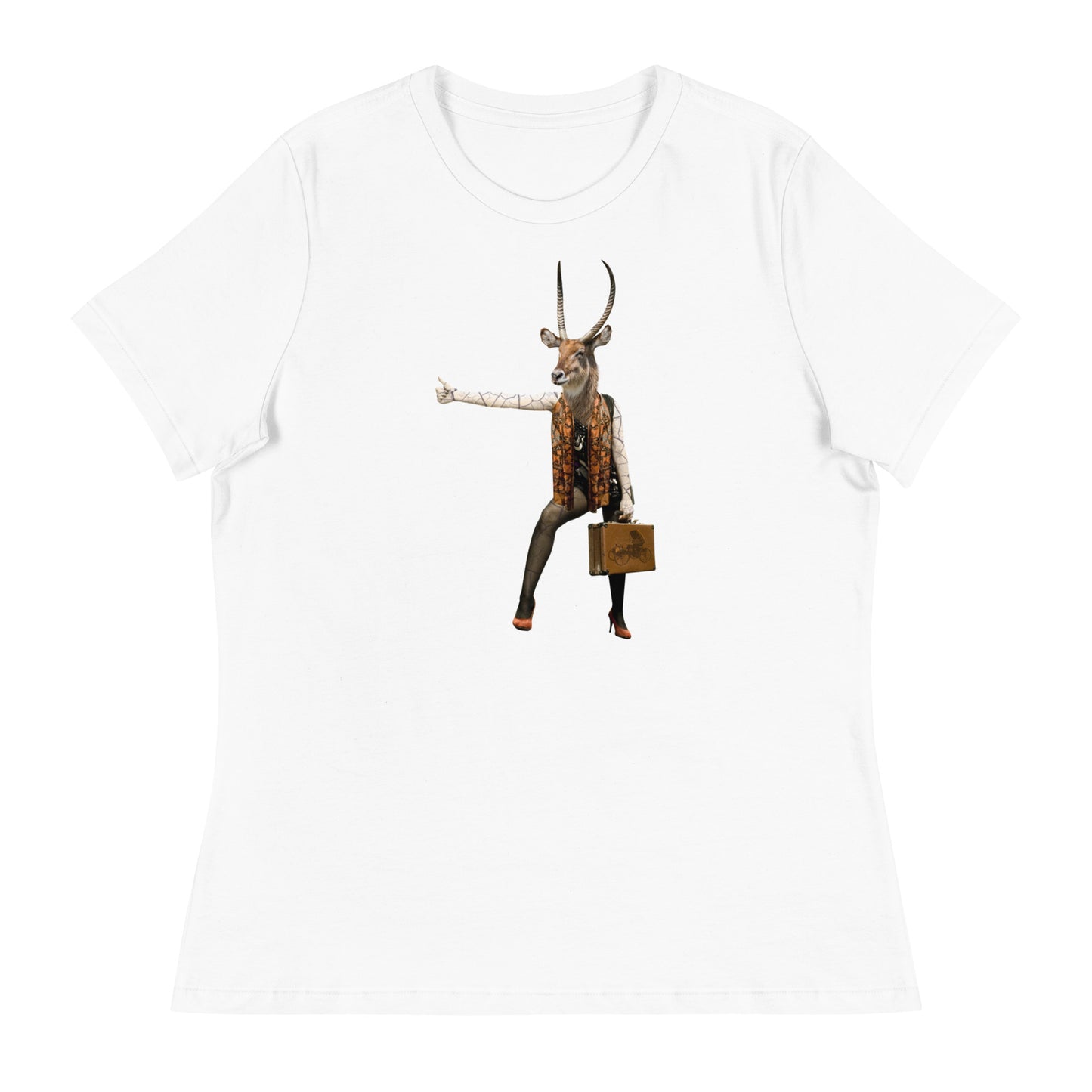 Gazelle Hitching A Ride Women's Relaxed T-Shirt