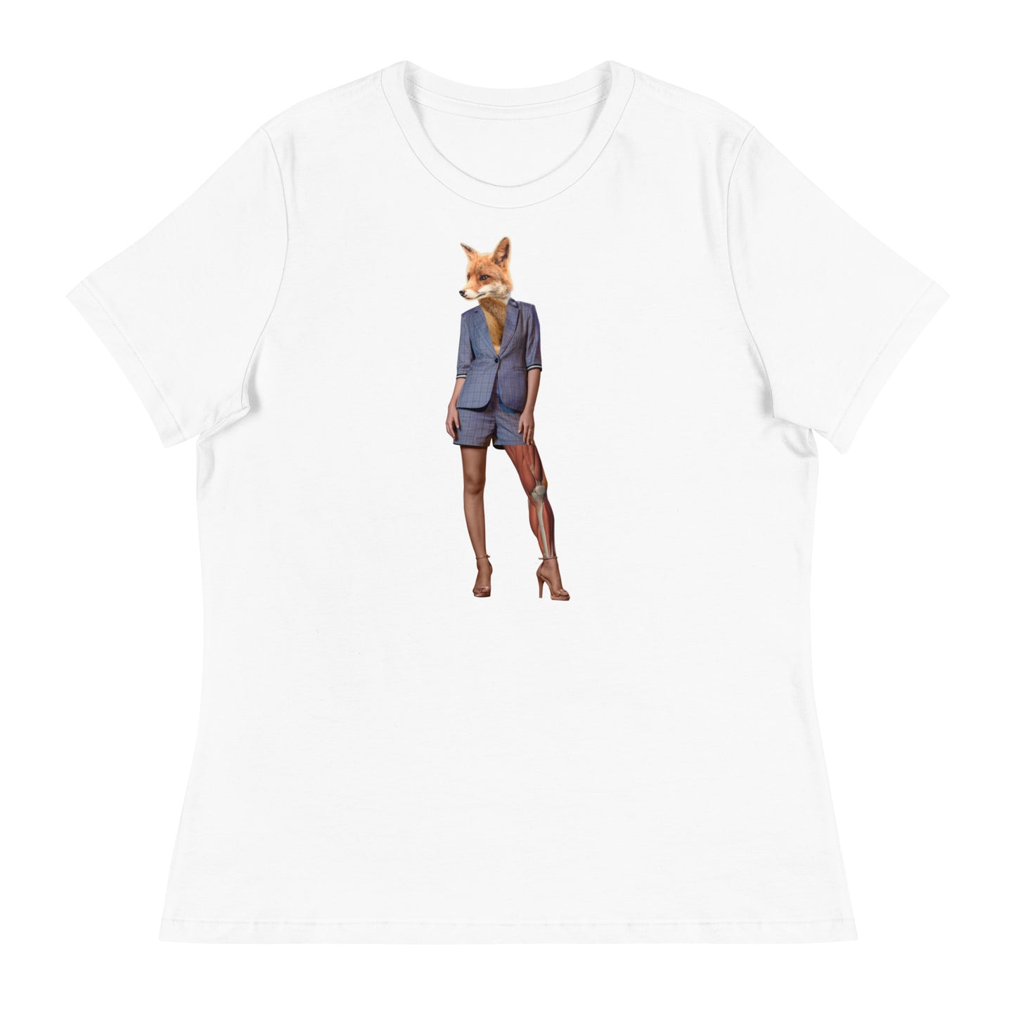 Fox In a Short Suit Women's Relaxed T-Shirt