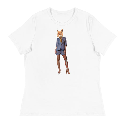 Fox In a Short Suit Women's Relaxed T-Shirt