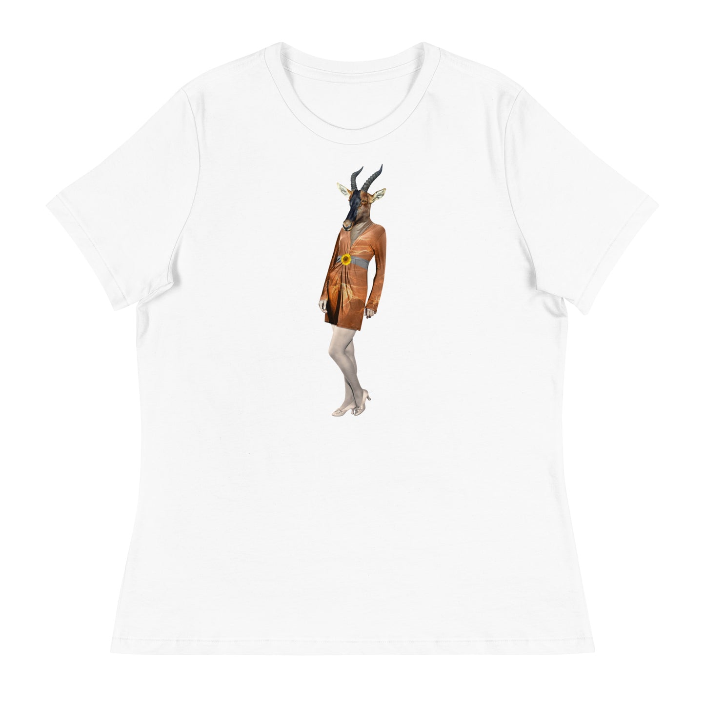 Gazelle In A Dress Women's Relaxed T-Shirt