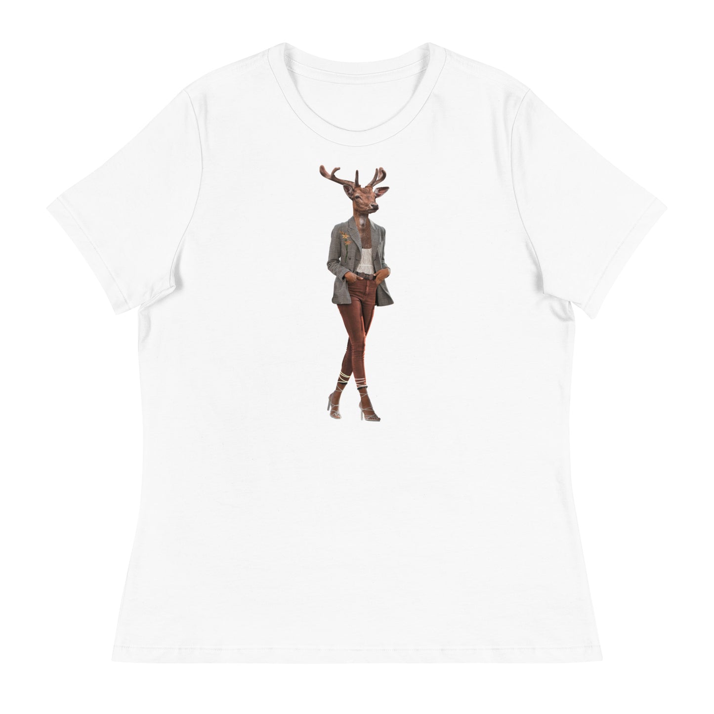 Casual Deer Women's Relaxed T-Shirt