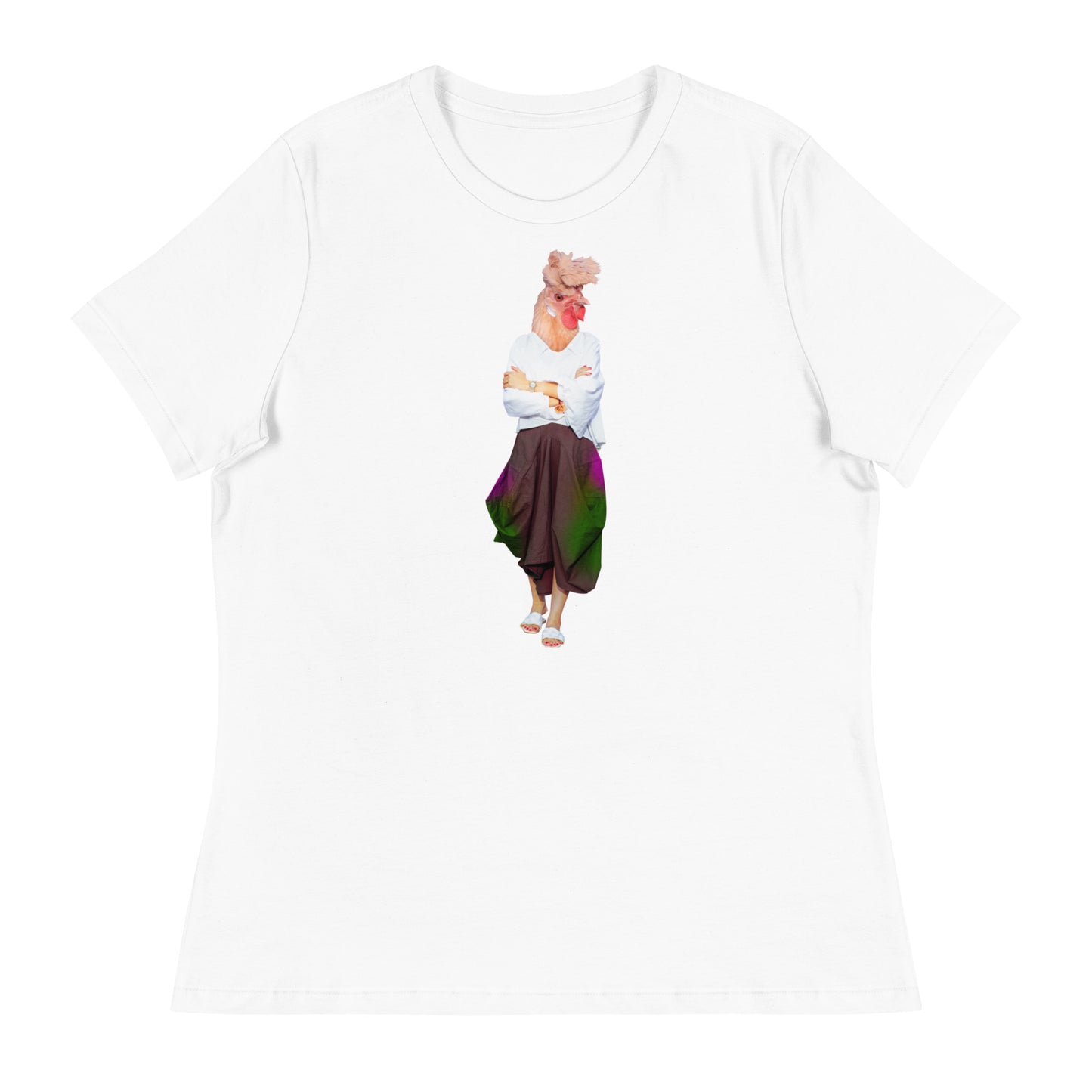 Fancy Chicken Women's Relaxed T-Shirt