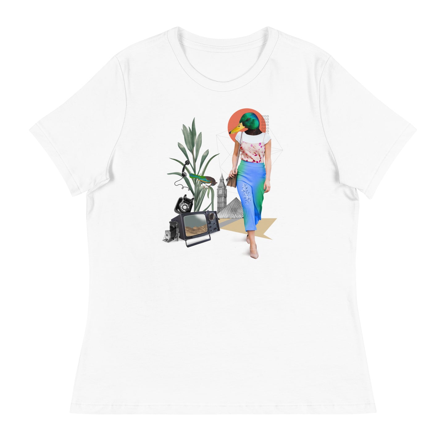 Duck Collage Women's Relaxed T-Shirt