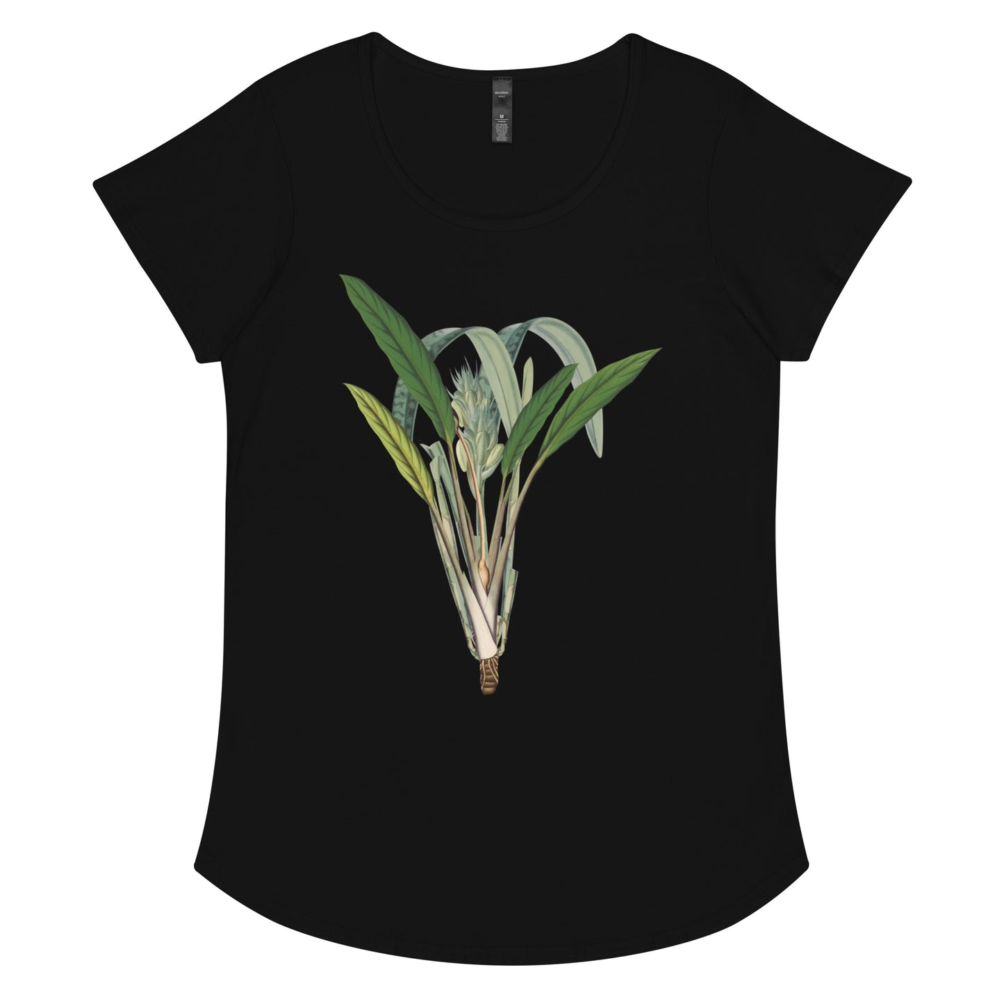 Tropical Leaves 2 Women’s round neck tee