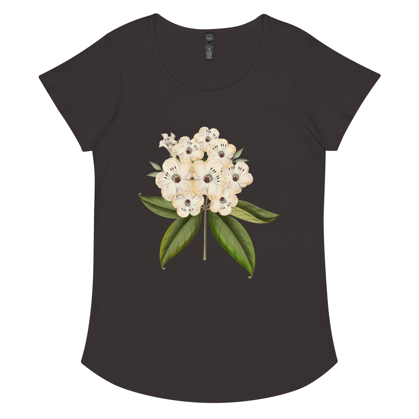 White Blossoms Women’s round neck tee