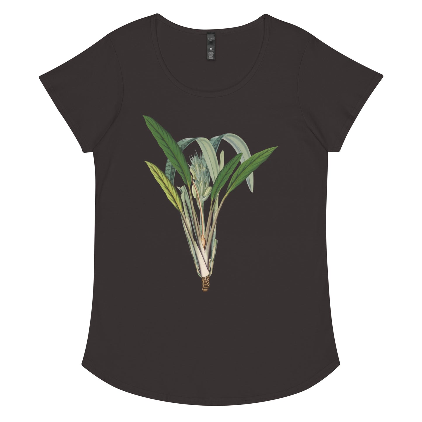 Tropical Leaves 2 Women’s round neck tee