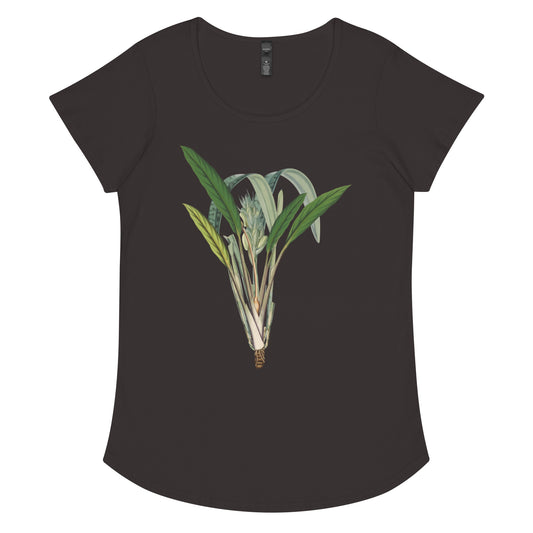 Tropical Leaves 2 Women’s round neck tee