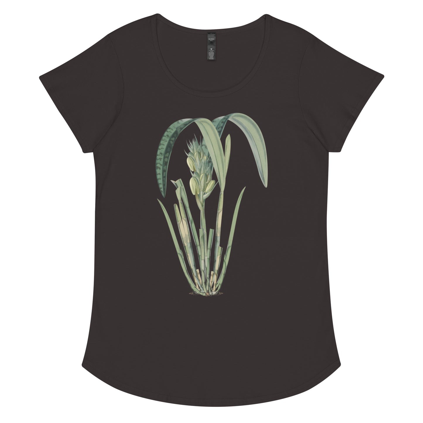 Tropical Leaves 3 Women’s round neck tee