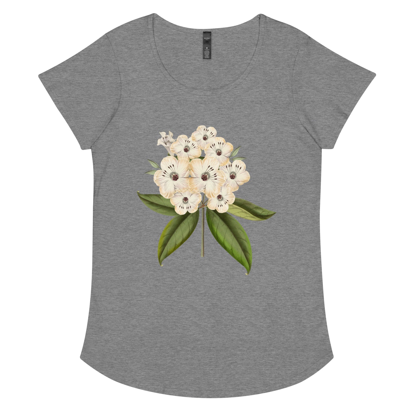 White Blossoms Women’s round neck tee